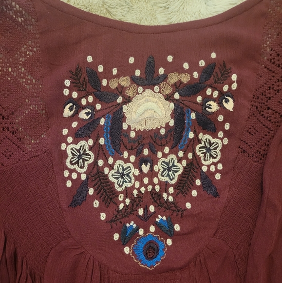Free People embroidered dress NWT - Picture 2 of 4
